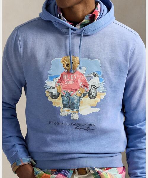 POLO RALPH LAUREN（ポロ ラルフ ローレン）の「Polo ベア フリース フーディ（パーカー・メンズ・ブルー・L/M/S/XL/XS/XXL）」の4枚目の写真