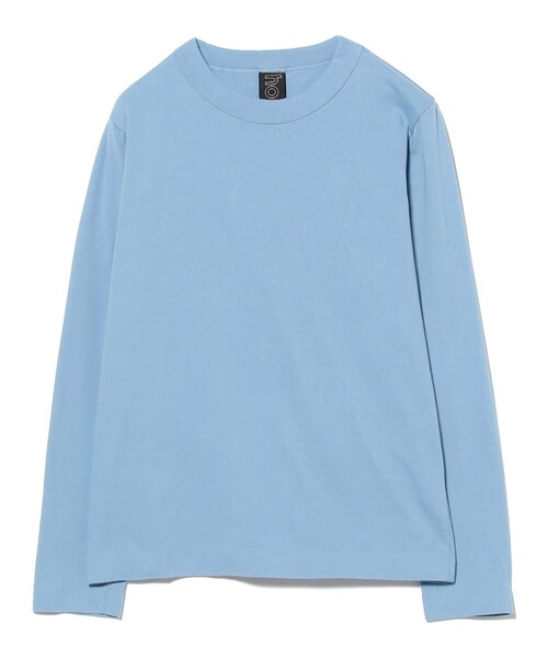 fennica（フェニカ）の「homspun / 30/1天竺 長袖プルオーバー（Tシャツ/カットソー・レディース・ブラック/ダークグリーン/サックスブルー・MEDIUM/LARGE）」の10枚目の写真