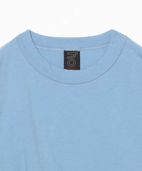 fennica（フェニカ）の「homspun / 30/1天竺 長袖プルオーバー（Tシャツ/カットソー・レディース・ブラック/ダークグリーン/サックスブルー・MEDIUM/LARGE）」の11枚目の写真