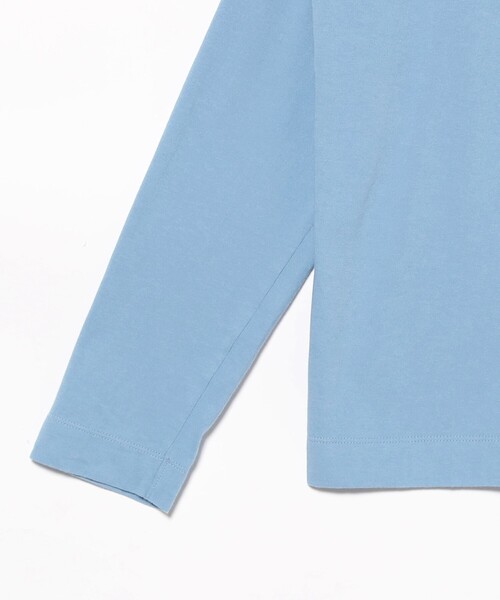 fennica（フェニカ）の「homspun / 30/1天竺 長袖プルオーバー（Tシャツ/カットソー・レディース・ブラック/ダークグリーン/サックスブルー・MEDIUM/LARGE）」の12枚目の写真