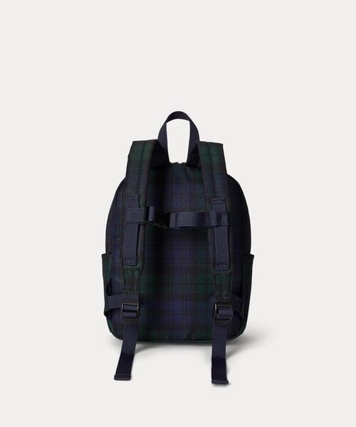 POLO RALPH LAUREN CHILDRENSWEAR（ポロ ラルフ ローレン チルドレンズウェア）の「チェック Big Pony スモール バックパック（バックパック/リュック・キッズ・ブラック系1・ONE）」の8枚目の写真