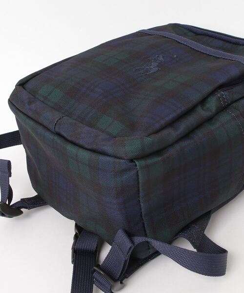 POLO RALPH LAUREN CHILDRENSWEAR（ポロ ラルフ ローレン チルドレンズウェア）の「チェック Big Pony スモール バックパック（バックパック/リュック・キッズ・ブラック系1・ONE）」の3枚目の写真