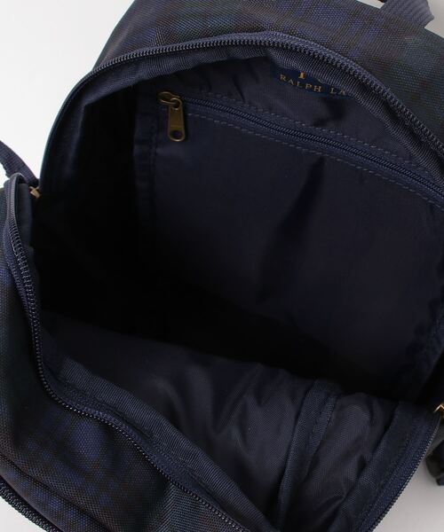 POLO RALPH LAUREN CHILDRENSWEAR（ポロ ラルフ ローレン チルドレンズウェア）の「チェック Big Pony スモール バックパック（バックパック/リュック・キッズ・ブラック系1・ONE）」の2枚目の写真