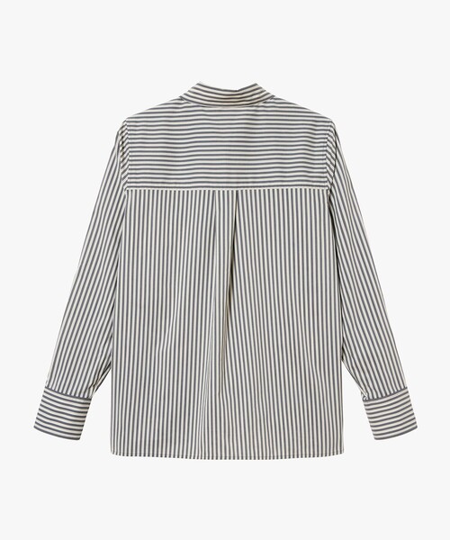 AIGLE(エーグル)の「吸水速乾 クールマックスストライプシャツ(シャツ/ブラウス・レディース・ダークブルー/パープル・34/40/38/36)」の13枚目の写真