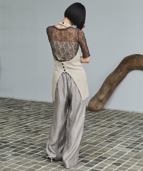 AIC.（エーアイシー）の「リブ編みホルタートップス（その他トップス・レディース・ブラック/キナリ・FREE）」の16枚目の写真