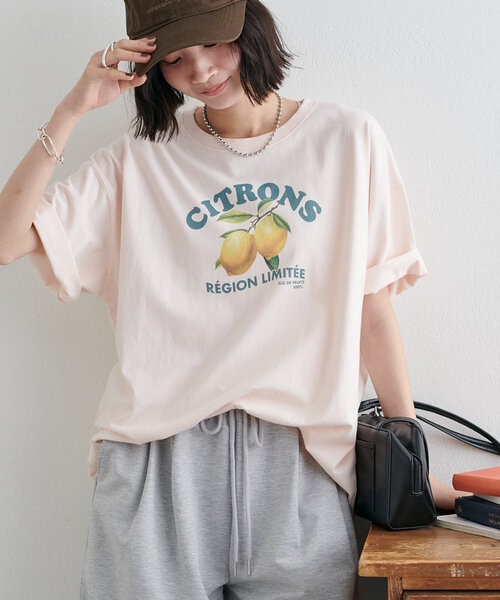 レモンティー セール】【ユニセックス】レモングラフィックTシャツ《WEB限定