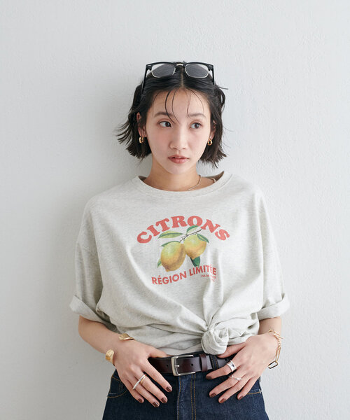 れもん様 セール】【ユニセックス】レモングラフィックTシャツ《WEB限定