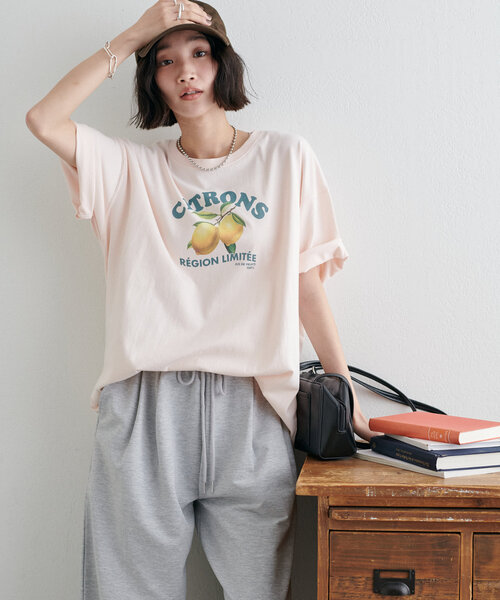 レモン Tシャツ CLUCT DUNKS S/S TEE #A クラクト Tシャツ ダンカン・レモン