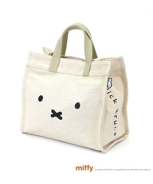 Miffy( ミッフィー)の「ミッフィー 2 Way トートバッグ ナチュラル SIFF(トートバッグ・レディース・マルチ・FREE)」の1枚目の写真