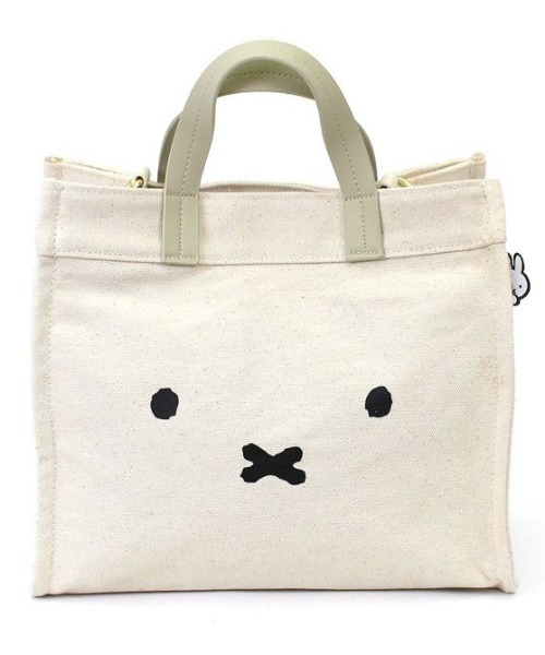 Miffy( ミッフィー)の「ミッフィー 2 Way トートバッグ ナチュラル SIFF(トートバッグ・レディース・マルチ・FREE)」の2枚目の写真