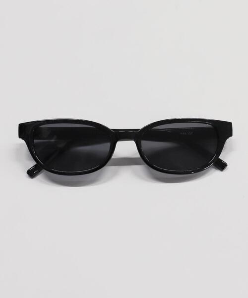 WEGO（ウィゴー）の「WEGO/カラーレンズスリムウェリントン（サングラス・レディース・ブラック/ブラウン・FREE）」の2枚目の写真