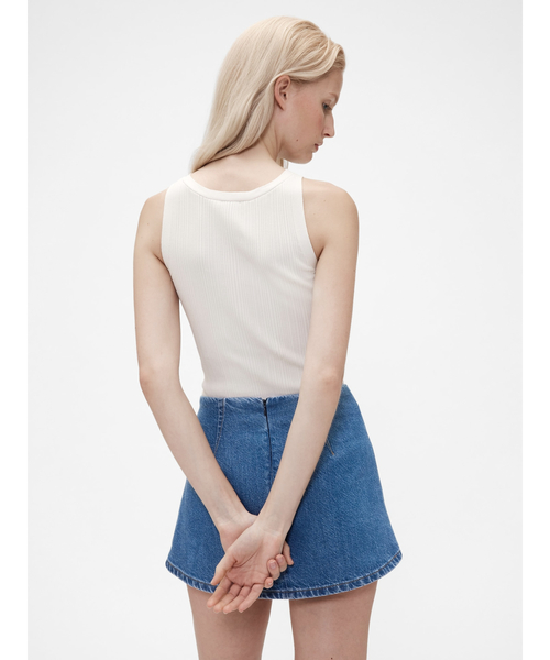 GapStudio(ギャップスタジオ)の「GapStudio リブ タンクトップ(タンクトップ・レディース・ホワイト/オレンジ/ネイビー・S/M/XXS/XS/L/XL)」の7枚目の写真