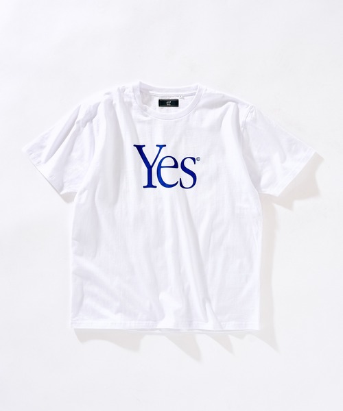 417 EDIFICE(フォーワンセブンエディフィス)の「【ZOZO限定】Yes Tee(Tシャツ/カットソー・メンズ・ブラック/ホワイト・S/M/L/XL)」の1枚目の写真