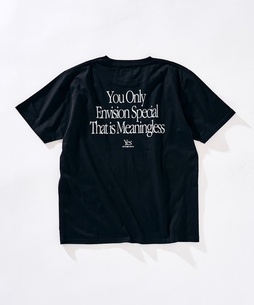 417 EDIFICE(フォーワンセブンエディフィス)の「【ZOZO限定】Yes Tee(Tシャツ/カットソー・メンズ・ブラック/ホワイト・S/M/L/XL)」の7枚目の写真