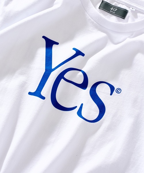 417 EDIFICE(フォーワンセブンエディフィス)の「【ZOZO限定】Yes Tee(Tシャツ/カットソー・メンズ・ブラック/ホワイト・S/M/L/XL)」の6枚目の写真