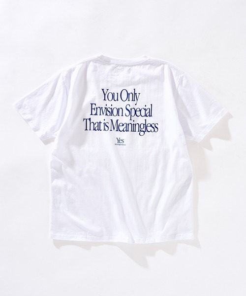 417 EDIFICE(フォーワンセブンエディフィス)の「【ZOZO限定】Yes Tee(Tシャツ/カットソー・メンズ・ブラック/ホワイト・S/M/L/XL)」の8枚目の写真