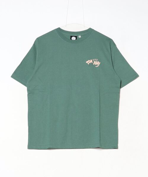 ALPEN / SPORTS DEPO SELECT（アルペンスポーツデポセレクト）の「ノーブランド  Tom&Jerryバックグラフィック(トム&ジェリ)（Tシャツ/カットソー・レディース・チャコールグレー/グリーン/ホワイト・S/M/L/XL）」の3枚目の写真