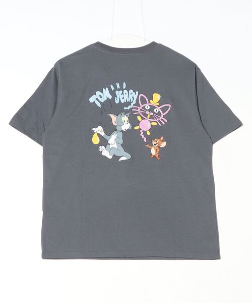 ALPEN / SPORTS DEPO SELECT（アルペンスポーツデポセレクト）の「ノーブランド  Tom&Jerryバックグラフィック(トム&ジェリ)（Tシャツ/カットソー・レディース・チャコールグレー/グリーン/ホワイト・S/M/L/XL）」の5枚目の写真