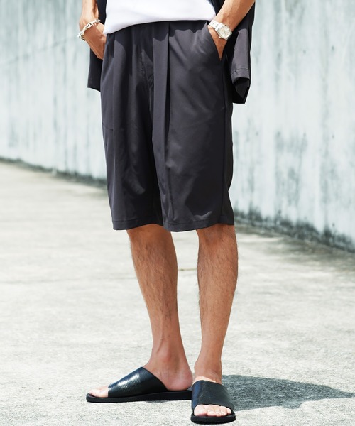jiggys shop(ジギーズショップ)の「【セットアップ】接触冷感 吸汗速乾 シャツ&ショートパンツ 上下セット(セットアップ・メンズ・ブラック/グレー/グレー系その他・LARGE/X-LARGE/MEDIUM)」の18枚目の写真