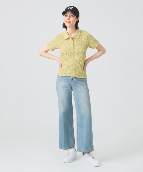 Ray BEAMS(レイビームス)の「フクレジャカード ポロ(Tシャツ/カットソー・レディース・ブラック/オフホワイト/クリーム・ONE SIZE)」の20枚目の写真