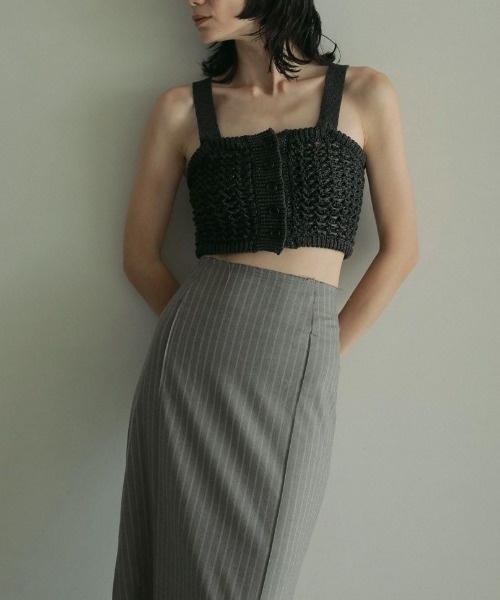 セール】anuke Cutoff Pencil Skirt 62510802（スカート