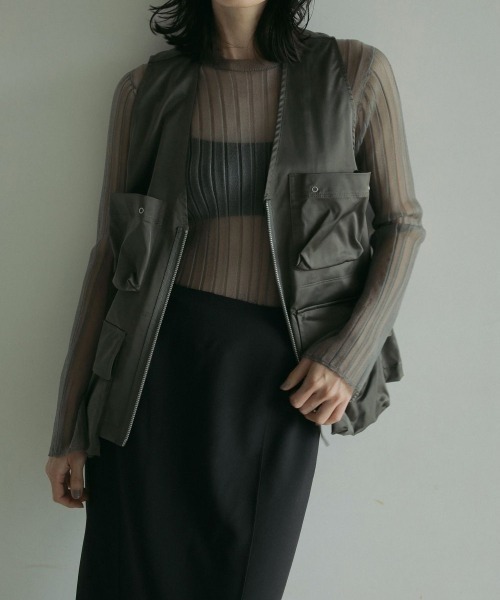 anuke アンヌークCutoff Straight Skirt ブラック ànuke online store（アンヌーク） / Cutoff Straight