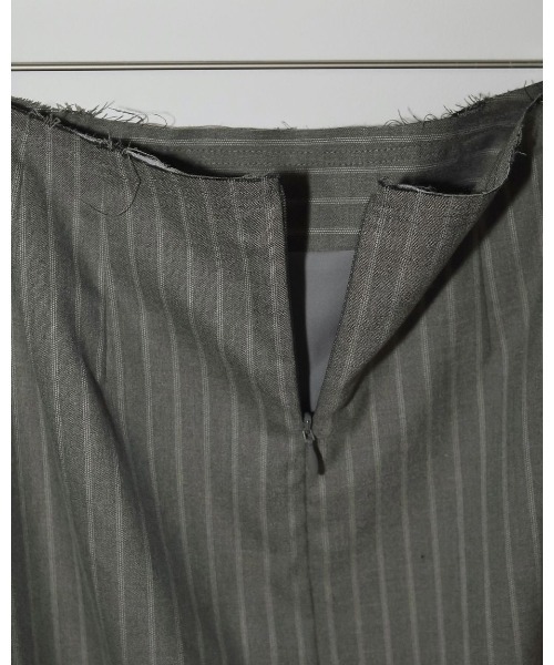 anuke アンヌークCutoff Straight Skirt ブラック　新作 ànuke online store（アンヌーク） / Cutoff Pencil SkirtCutoff