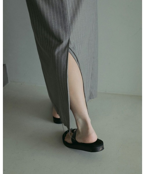 セール】anuke Cutoff Pencil Skirt 62510802（スカート