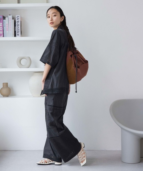 JEANASIS（ジーナシス）の「キリカエeasyボンサック/498737（ショルダーバッグ・レディース・ブラック/ブラウン・FREE）」の21枚目の写真