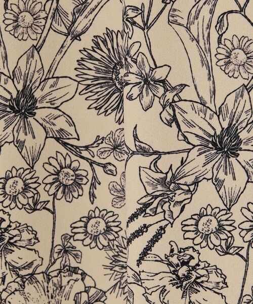 BEAUTY&YOUTH UNITED ARROWS（ビューティーアンドユースユナイテッドアローズ）の「【WEB限定/日比谷花壇コラボアイテム】フラワープリント ギャザーマキシスカート -ウォッシャブル-（スカート・レディース・ブラック/ベージュ/オフホワイト・FREE）」の20枚目の写真