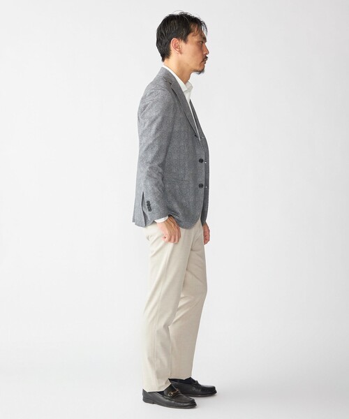 SHIPS（シップス）の「SHIPS: ジャージー ハウンドトゥース プリント ライト ジャケット（テーラードジャケット・メンズ・チャコールグレー・SMALL/MEDIUM/LARGE/X-LARGE）」の5枚目の写真