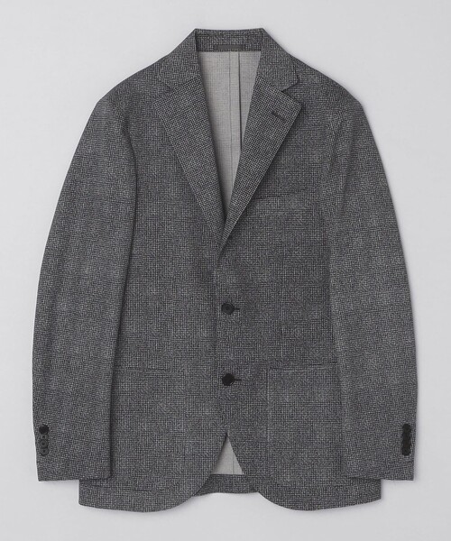 SHIPS（シップス）の「SHIPS: ジャージー ハウンドトゥース プリント ライト ジャケット（テーラードジャケット・メンズ・チャコールグレー・SMALL/MEDIUM/LARGE/X-LARGE）」の14枚目の写真