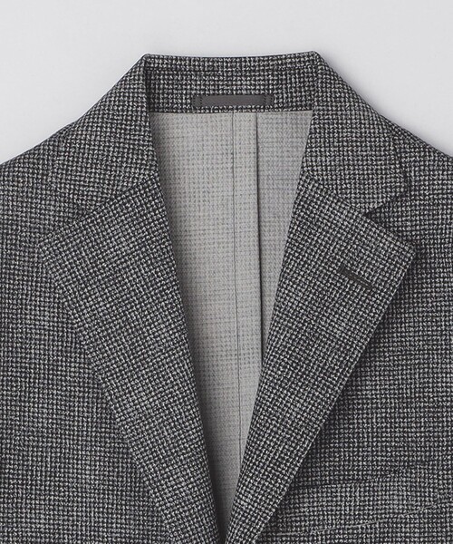 SHIPS（シップス）の「SHIPS: ジャージー ハウンドトゥース プリント ライト ジャケット（テーラードジャケット・メンズ・チャコールグレー・SMALL/MEDIUM/LARGE/X-LARGE）」の9枚目の写真