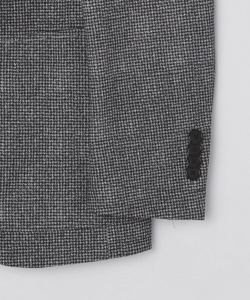 SHIPS（シップス）の「SHIPS: ジャージー ハウンドトゥース プリント ライト ジャケット（テーラードジャケット・メンズ・チャコールグレー・SMALL/MEDIUM/LARGE/X-LARGE）」の7枚目の写真
