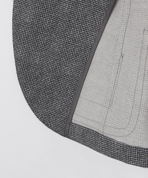 SHIPS（シップス）の「SHIPS: ジャージー ハウンドトゥース プリント ライト ジャケット（テーラードジャケット・メンズ・チャコールグレー・SMALL/MEDIUM/LARGE/X-LARGE）」の4枚目の写真