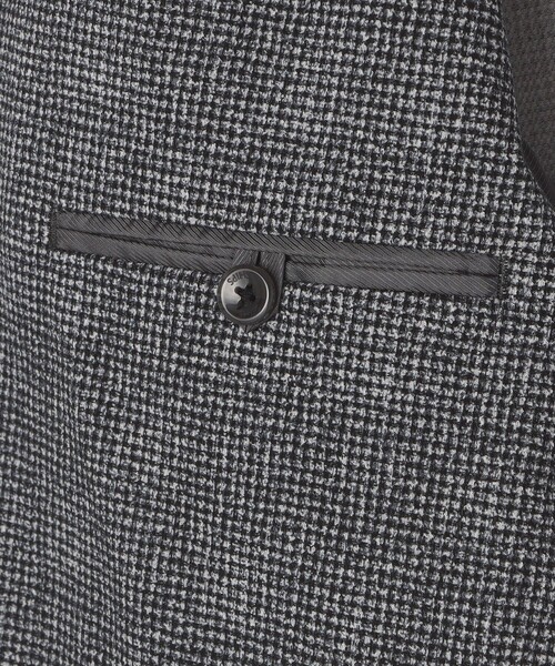 SHIPS（シップス）の「SHIPS: ジャージー ハウンドトゥース プリント ライト ジャケット（テーラードジャケット・メンズ・チャコールグレー・SMALL/MEDIUM/LARGE/X-LARGE）」の8枚目の写真