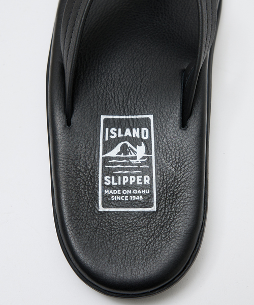 ISLAND SLIPPER(アイランドスリッパ)の「【ISLAND SLIPPER / アイランドスリッパ】スムースレザー トングサンダル / PT202 PB202(サンダル・メンズ・ベージュ/ブラック・8/9/10)」の9枚目の写真