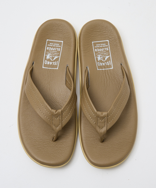 ISLAND SLIPPER(アイランドスリッパ)の「【ISLAND SLIPPER / アイランドスリッパ】スムースレザー トングサンダル / PT202 PB202(サンダル・メンズ・ベージュ/ブラック・8/9/10)」の13枚目の写真