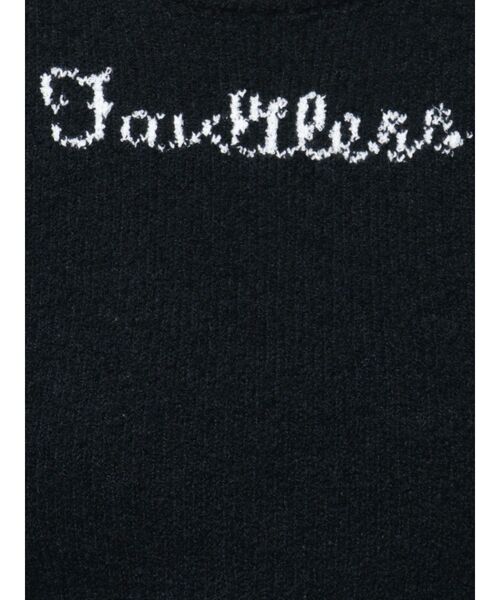 GYDA（ジェイダ）の「Faultless パイルニットトップス（Tシャツ/カットソー・レディース・オフホワイト/スカイブルー/ブラック・FREE）」の4枚目の写真
