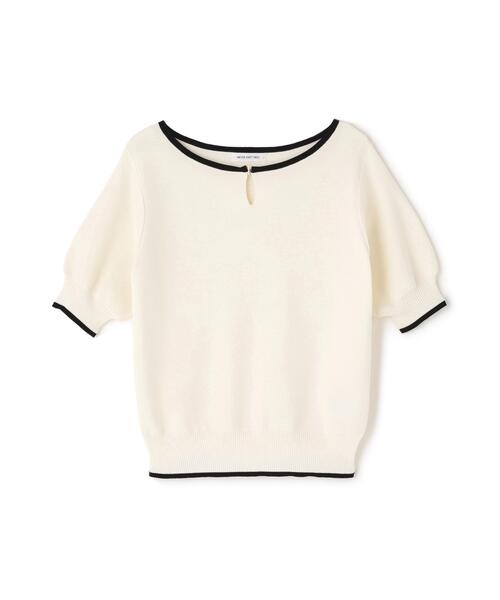 NATURAL BEAUTY BASIC（ナチュラルビューティーベーシック）の「◇バイカラーメタルポイントニット（ニット/セーター・レディース・ブラック系その他/ブラウン系その他/グリーン系その他/ホワイト系その他・FREE）」の14枚目の写真