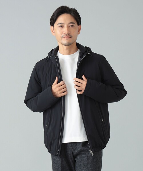 BEAMS F（ビームスエフ）の「HERNO / ストレッチナイロン パッカブル 中綿ブルゾン（ブルゾン・メンズ・ブラック・48/46/52/50）」の17枚目の写真