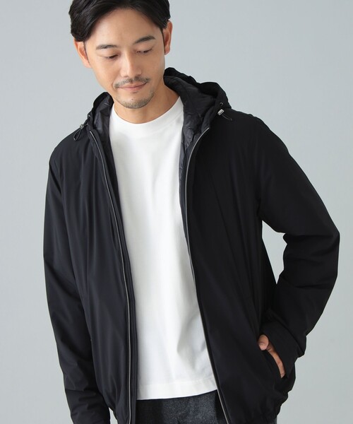 BEAMS F（ビームスエフ）の「HERNO / ストレッチナイロン パッカブル 中綿ブルゾン（ブルゾン・メンズ・ブラック・48/46/52/50）」の18枚目の写真