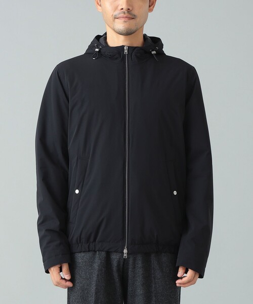 BEAMS F（ビームスエフ）の「HERNO / ストレッチナイロン パッカブル 中綿ブルゾン（ブルゾン・メンズ・ブラック・48/46/52/50）」の5枚目の写真