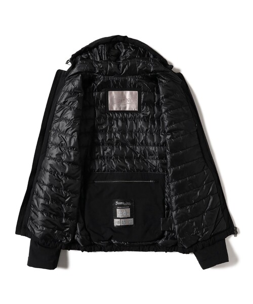 BEAMS F（ビームスエフ）の「HERNO / ストレッチナイロン パッカブル 中綿ブルゾン（ブルゾン・メンズ・ブラック・48/46/52/50）」の11枚目の写真