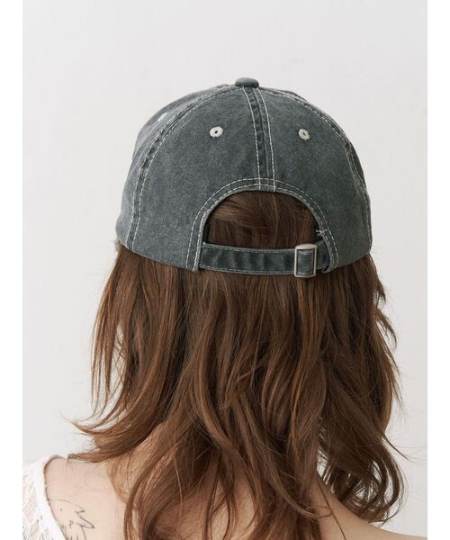 jouetie（ジュエティ）の「ナンバリングダメージキャップ（キャップ・レディース・ブルー/ブラック・FREE）」の8枚目の写真