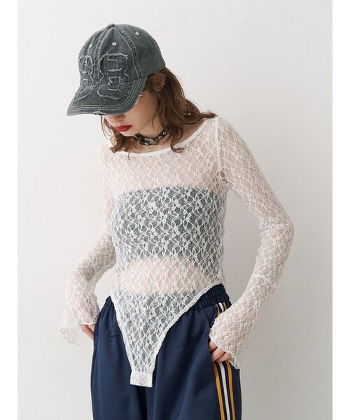 jouetie（ジュエティ）の「ナンバリングダメージキャップ（キャップ・レディース・ブルー/ブラック・FREE）」の9枚目の写真