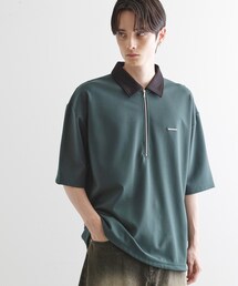 【関税込み】Stone  グリーン ハーフジップ ポロシャツ ハーフジップポロシャツ - ライトグリーン - Kids | H&M JP