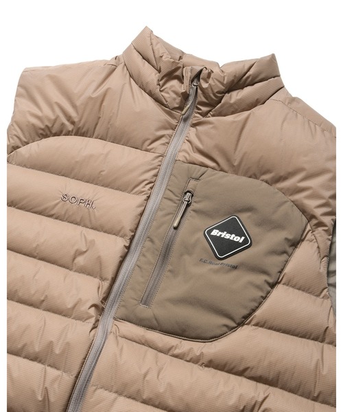 F.C.Real Bristol（エフシーレアルブリストル）の「EXPEDITION DOWN VEST（ダウンベスト・メンズ・セージグリーン/ベージュ/ブラック・X-LARGE/LARGE/MEDIUM/SMALL/XX-LARGE）」の12枚目の写真