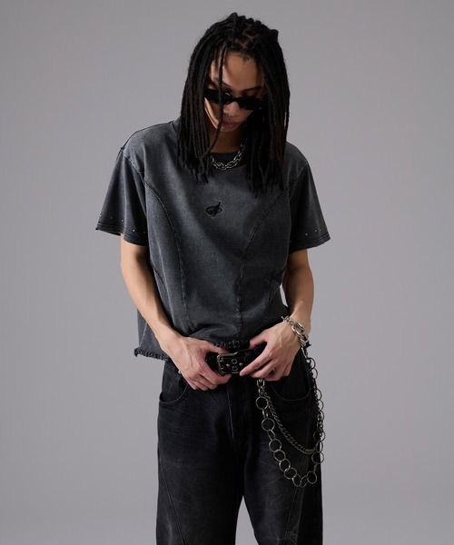 ミュージシャン HETERODOXY TEE beauty : beast x 20471120 COLLABORATION S/S TEE _3 (SUMI