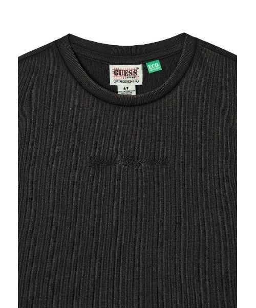 Guess（ゲス）の「GUESS Originals Open Back Script Tee ノースリーブトップス（Tシャツ/カットソー・レディース・ブラック/ホワイト系その他・SMALL/X-SMALL/LARGE/MEDIUM）」の8枚目の写真
